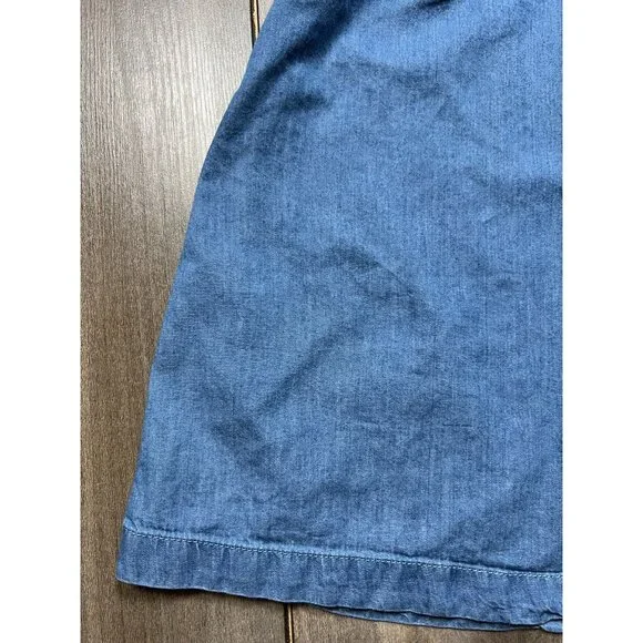 Gorgeous Embroidered Denim Swing Dress - Picture 7 of 8